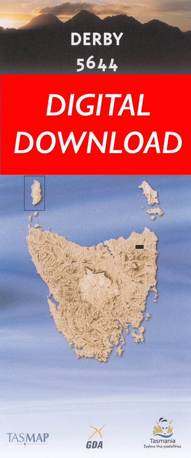 Cover of digital Derby 5644 1:25 000 map