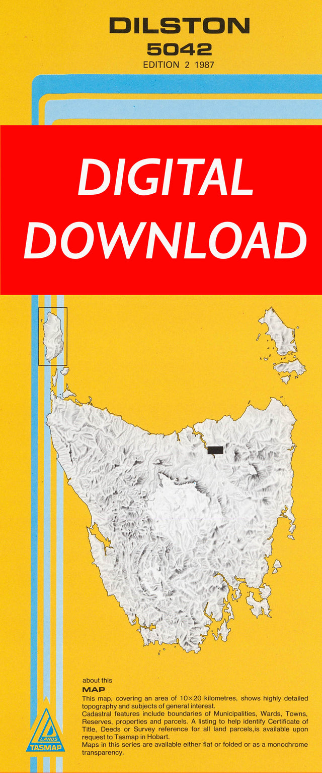 Cover of digital Dilston 5042 1:25 000 map
