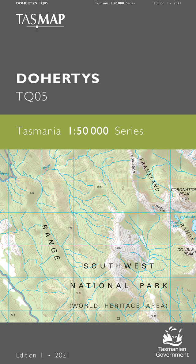 Cover of Dohertys TQ05 1:50 000 Series map