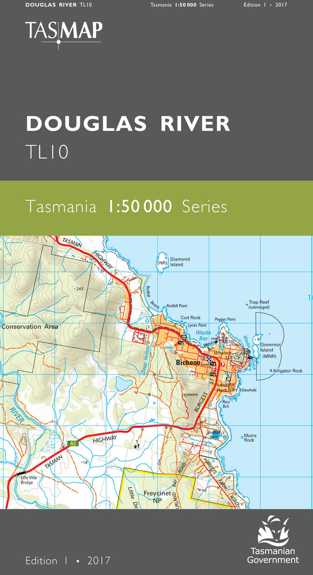 Cover of Douglas River TL10 1:50 000 Series map