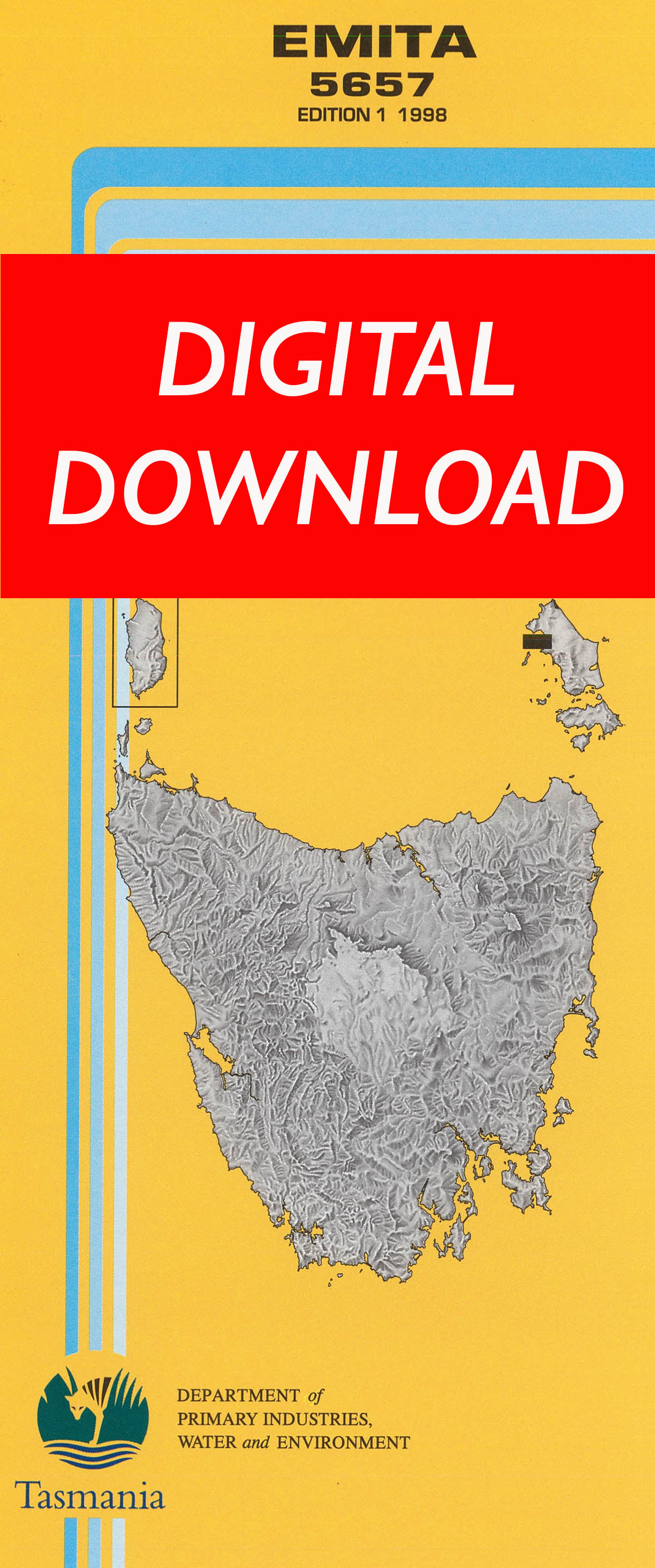 Cover of digital Emita 5657 1:25 000 map
