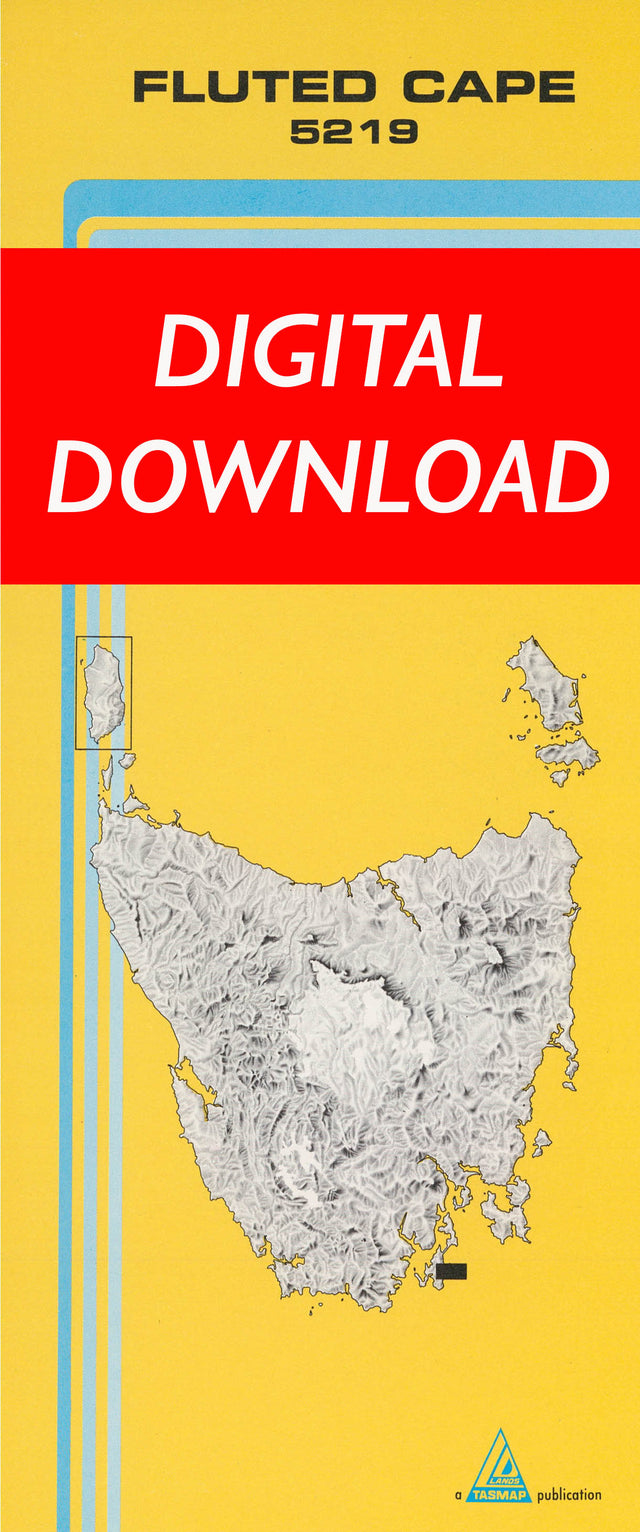 Cover of digital Fluted Cape 5219 1:25 000 map