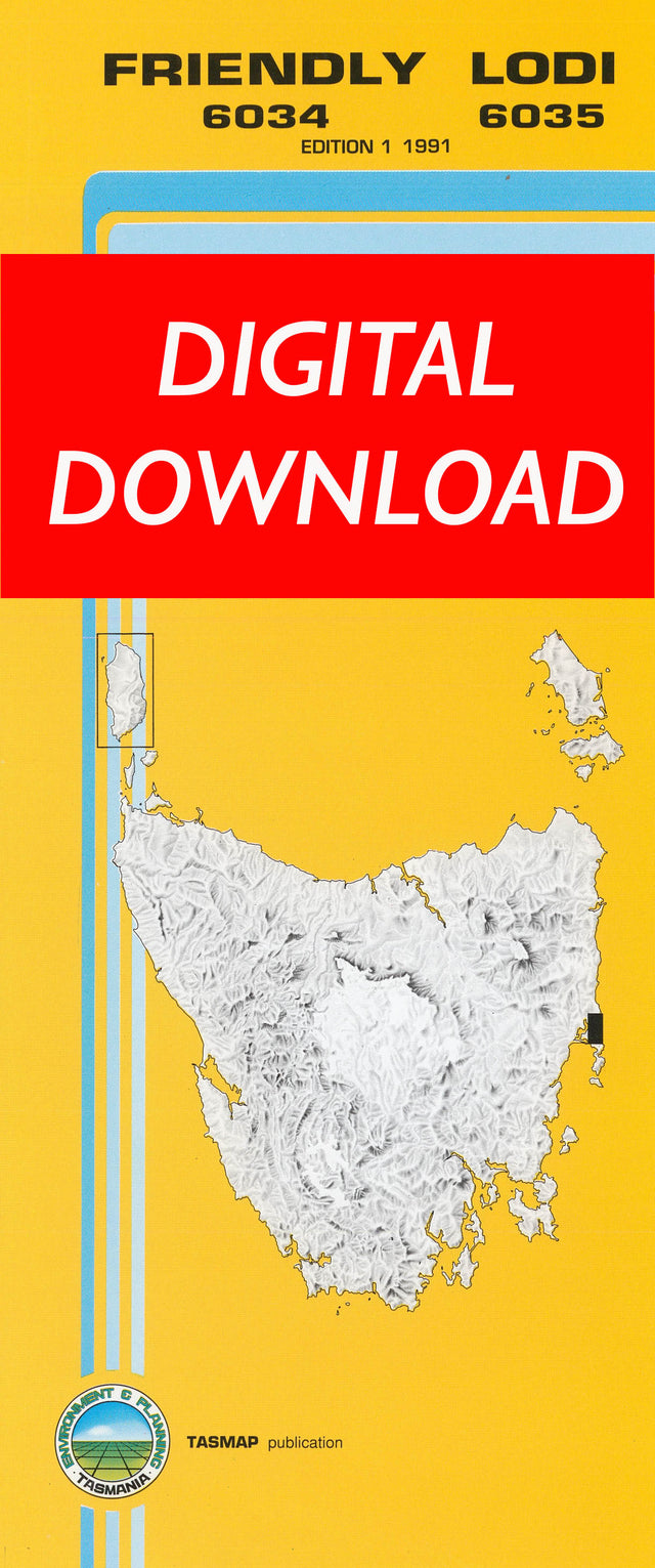 Cover of digital Friendly-Lodi 6034-6035 1:25 000 map