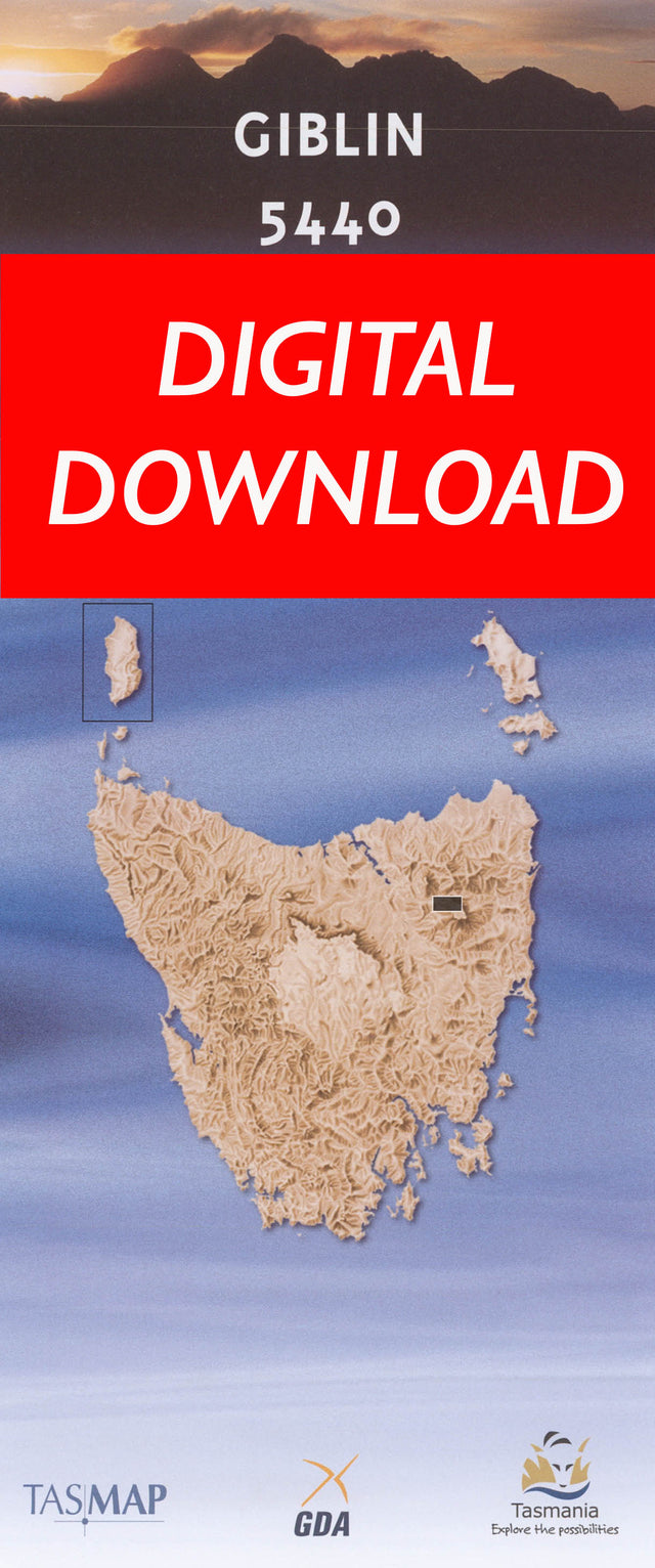 Cover of digital Giblin 5440 1:25 000 map