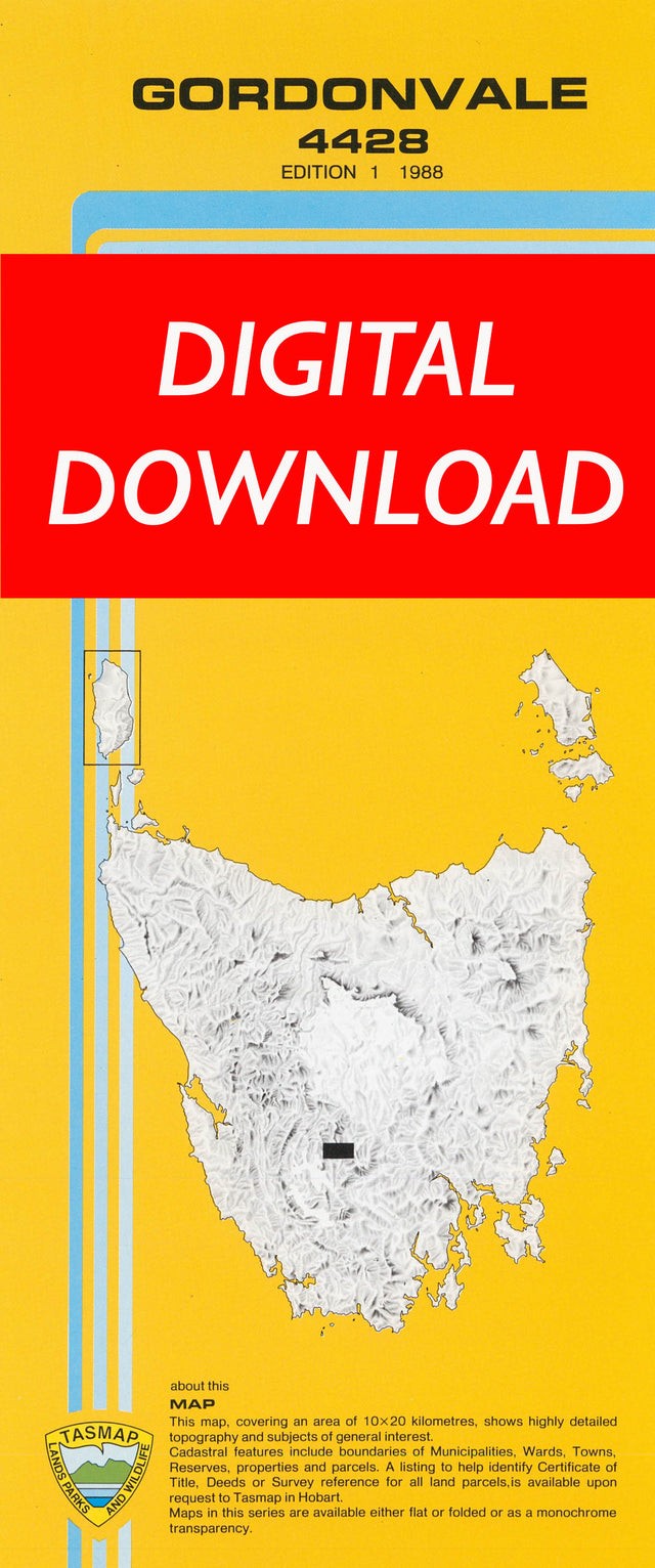 Cover of digital Gordonvale 4428 1:25 000 map