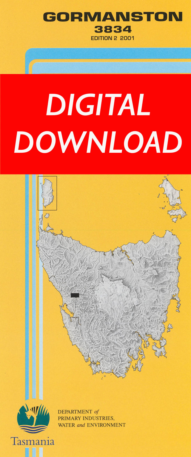 Cover of digital Gormanston 3834 1:25 000 map
