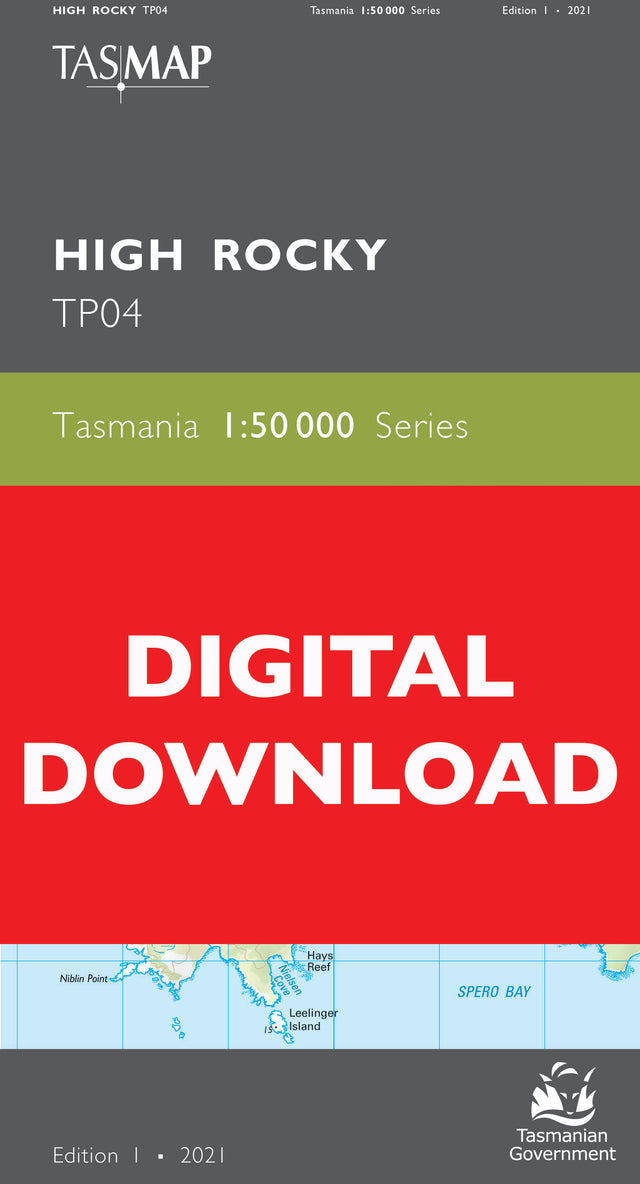 Cover of digital High Rock TP04 1:50 000 Series map