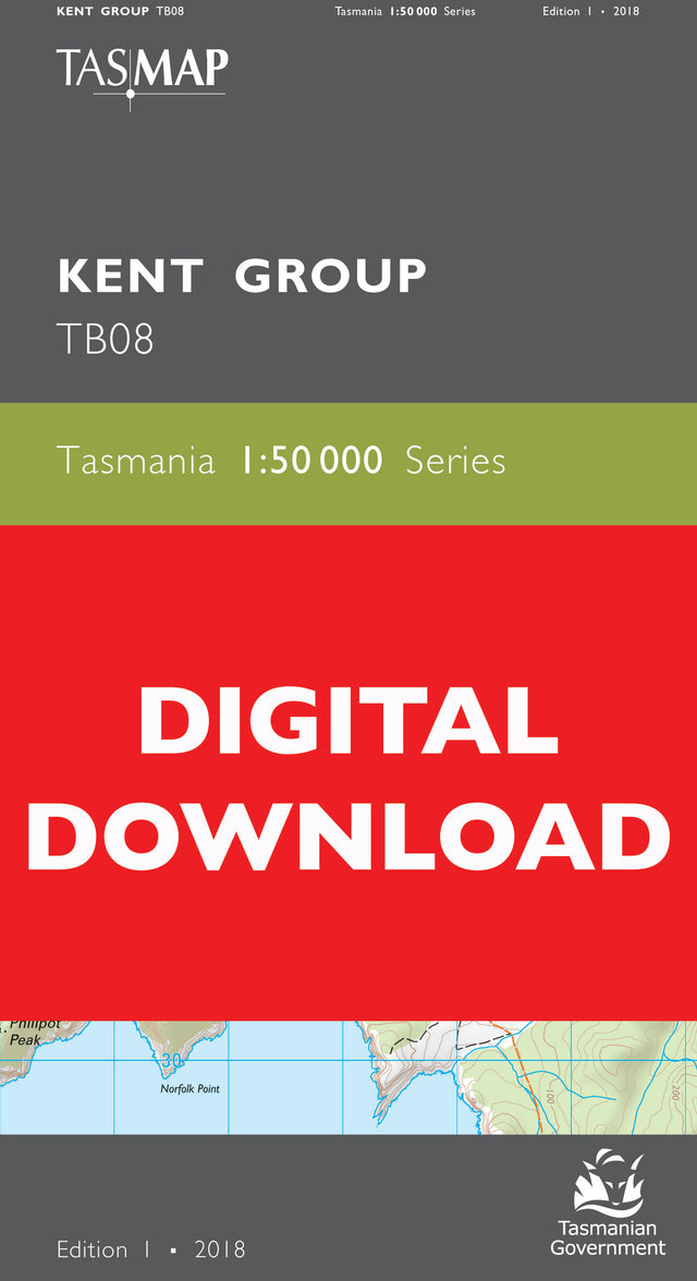 Cover of digital Kent Group TB08 1:50 000 Series map