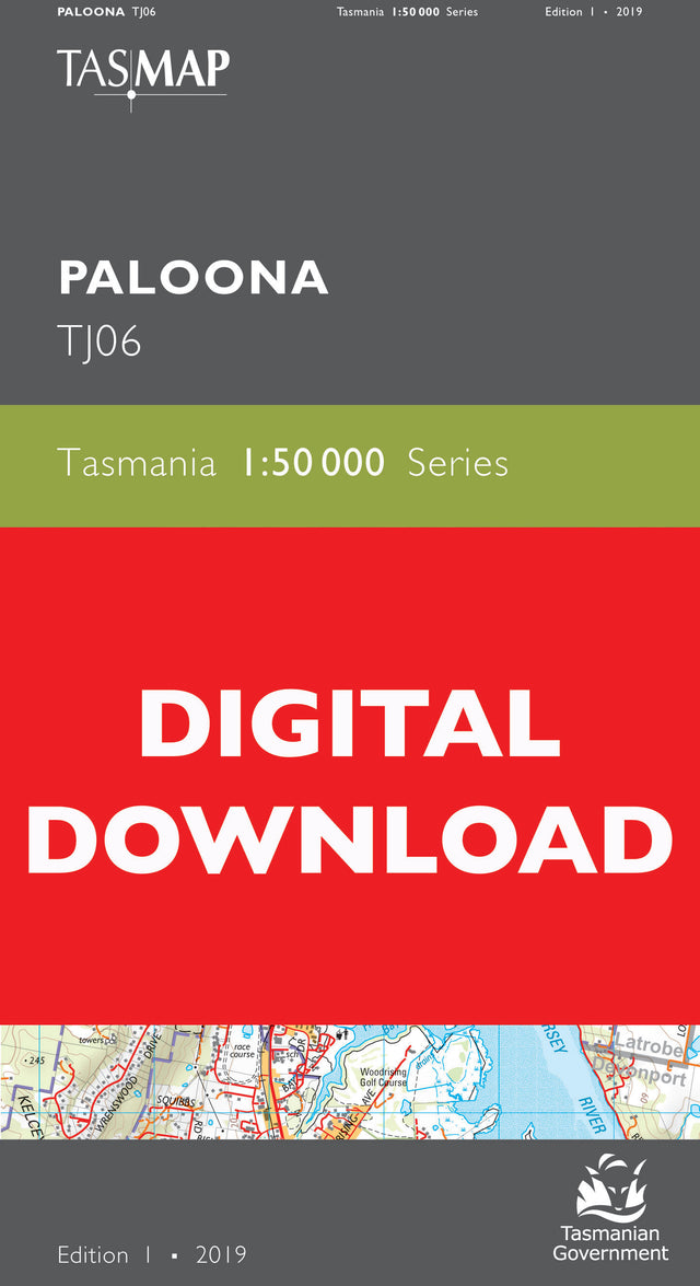 Cover of digital Paloona TJ06 1:50 000 Series map