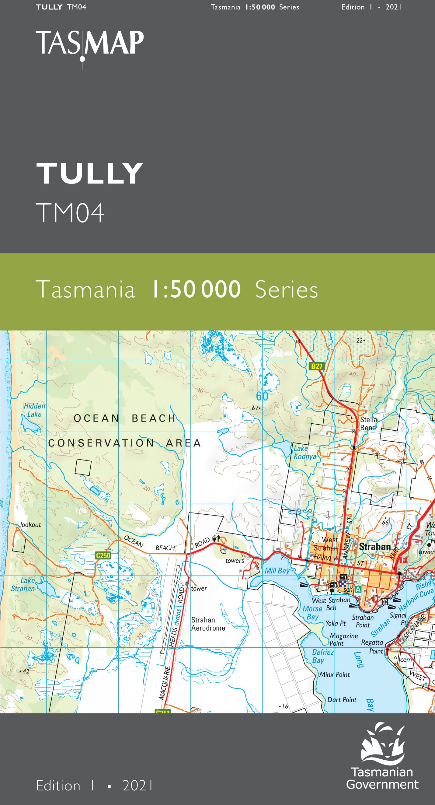 Cover of Tully TM04 1:50 000 Series map