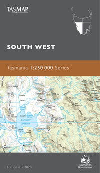 Cover of South West 1:250 000 map