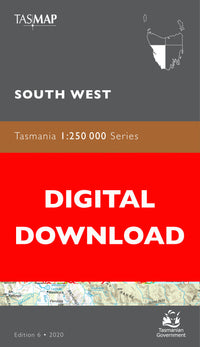 South West 1:250 000 Topographic Map