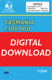 Cover of digital Sophia 1:100 000 Series map