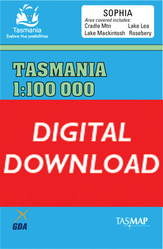 Cover of digital Sophia 1:100 000 Series map