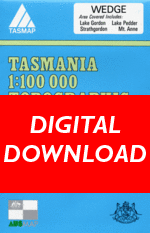 Cover of digital Wedge 1:100 000 Series map