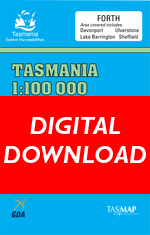 Cover of digital Forth 1:100 000 Series map