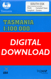 Cover of digital South Esk 1:100 000 Series map