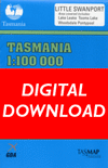 Cover of digital Little Swanport 1:100 000 Series map