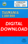 Cover of digital Forester 1:100 000 Series map