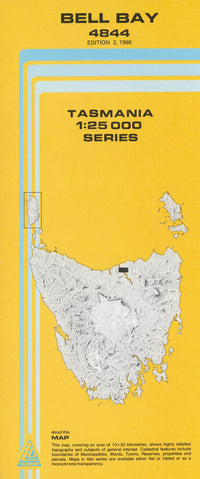 Bell Bay 1:25000 Topographic/Cadastral Map