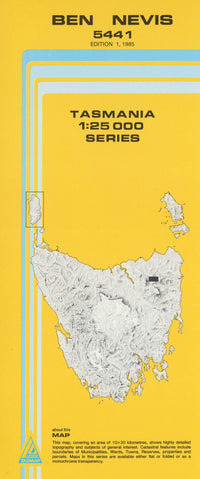 Ben Nevis 1:25000 Topographic/Cadastral Map