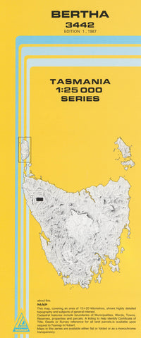 Bertha 1:25000 Topographic/Cadastral Map