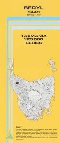 Beryl 1:25000 Topographic/Cadastral Map