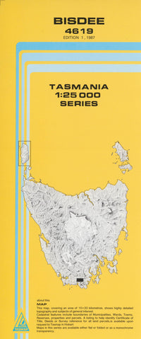 Bisdee 1:25000 Topographic/Cadastral Map