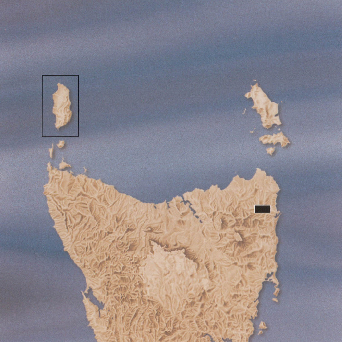 Blue Tier 1:25000 Topographic/Cadastral Map – TASMAP