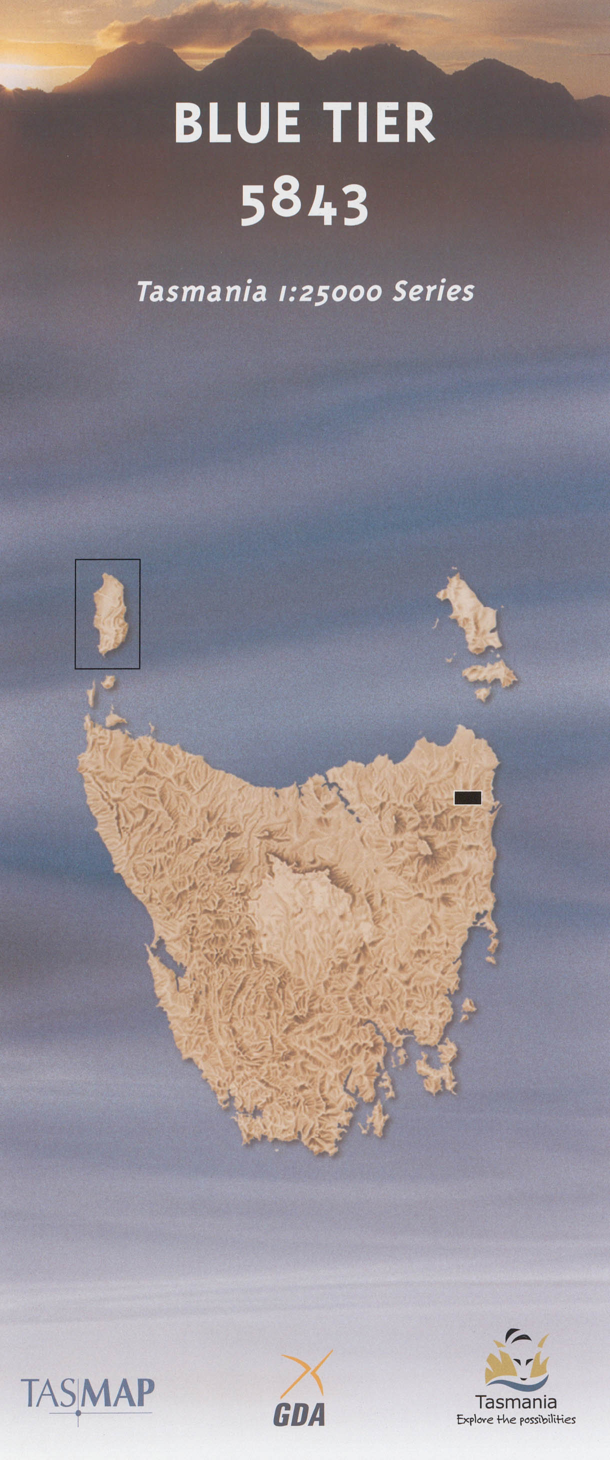 Blue Tier 1:25000 Topographic/Cadastral Map