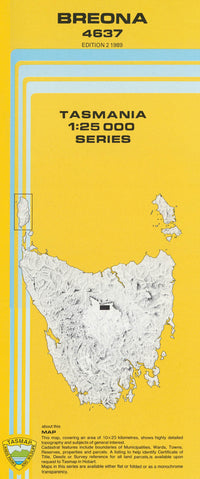Breona 1:25000 Topographic/Cadastral Map