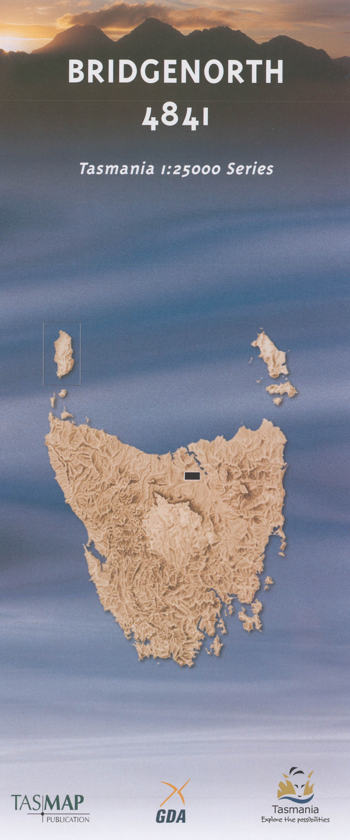 Bridgenorth 1:25000 Topographic/Cadastral Map