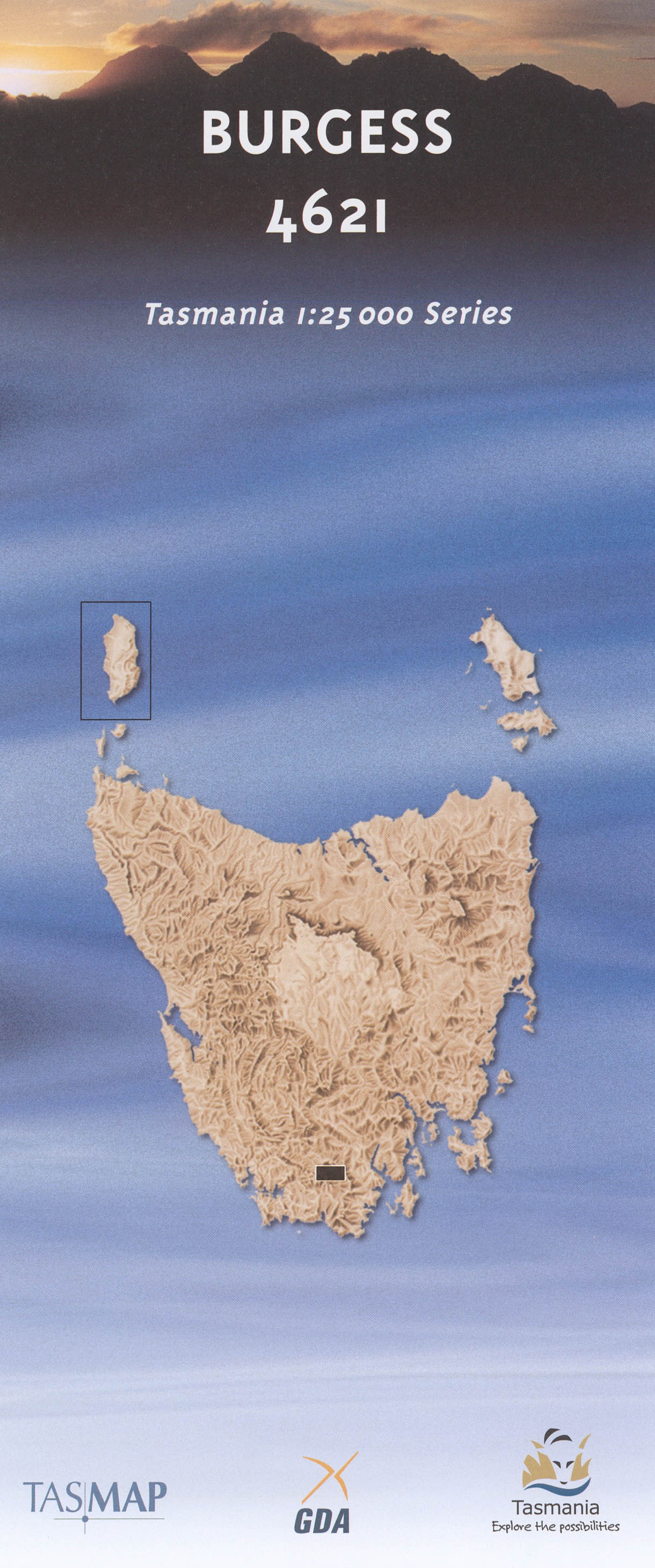 Burgess 1:25000 Topographic/Cadastral Map