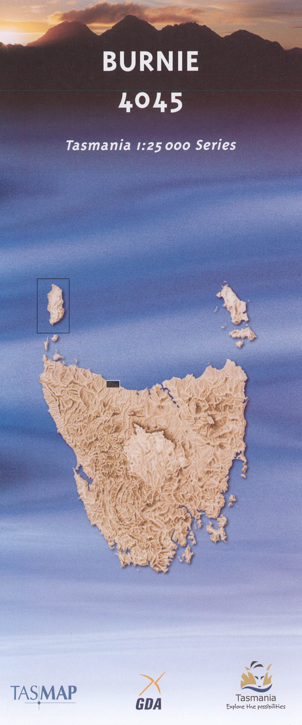 Burnie 1:25000 Topographic/Cadastral Map