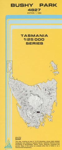 Bushy Park 1:25000 Topographic/Cadastral Map