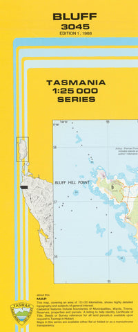 Bluff 1:25000 Topographic/Cadastral Map