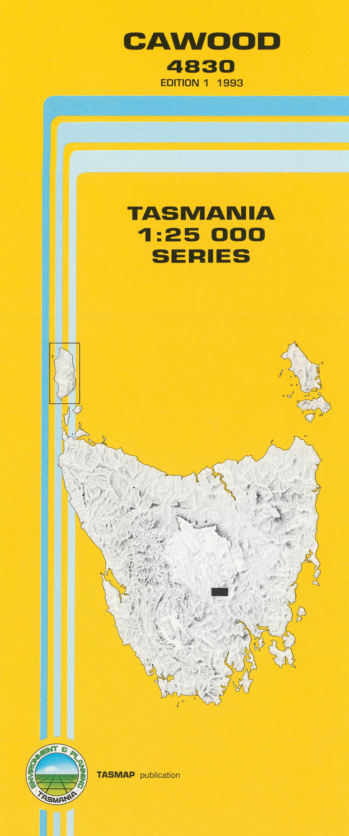 Cawood 1:25000 Topographic/Cadastral Map