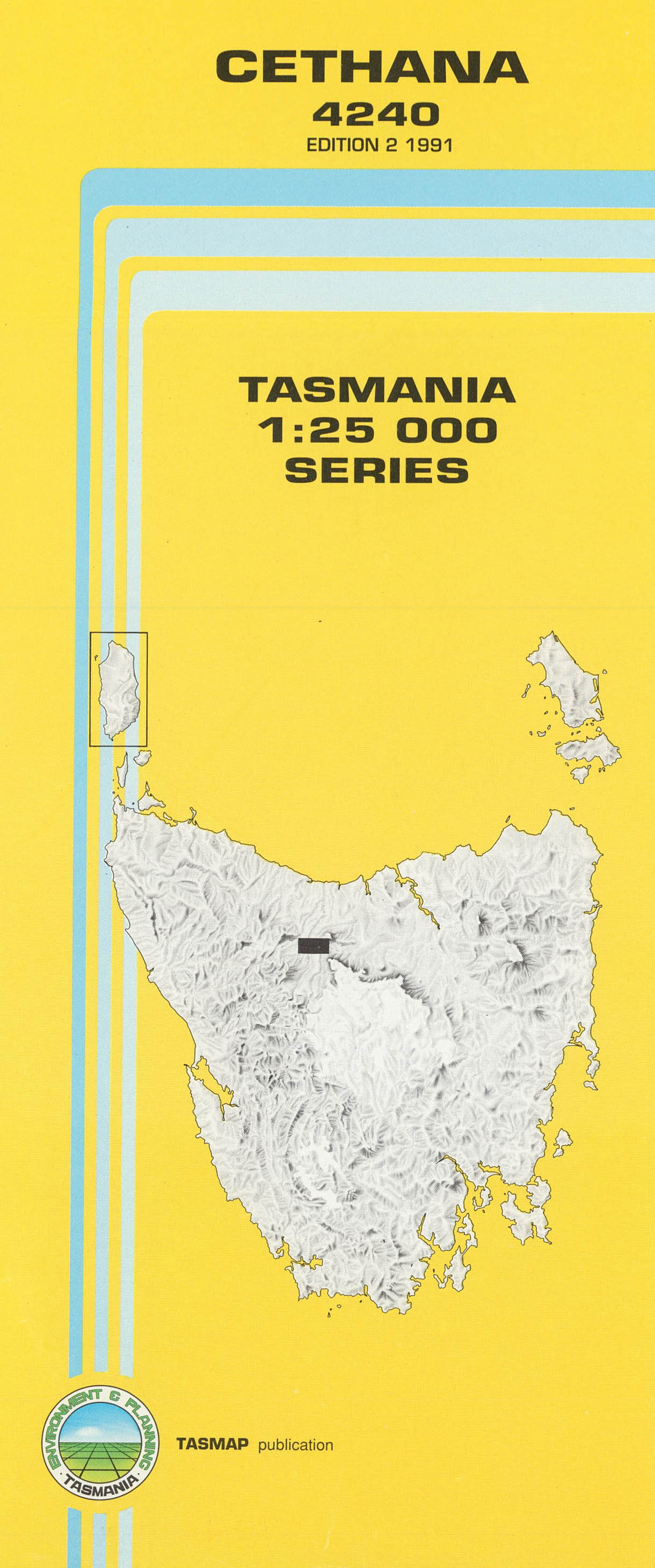 Cethana 1:25000 Topographic/Cadastral Map