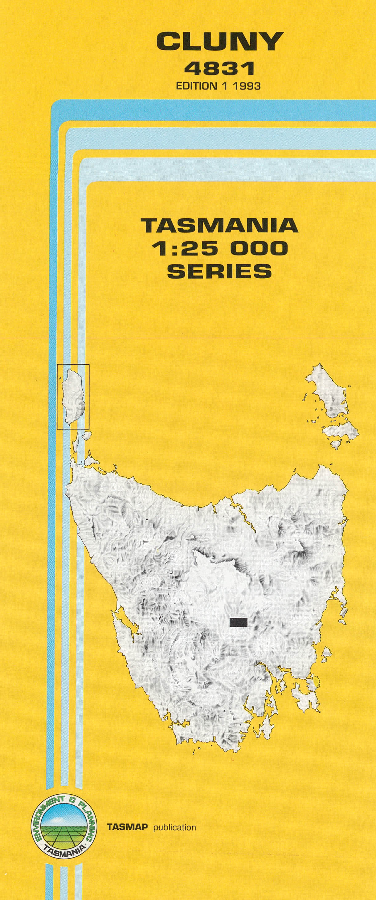 Cluny 1:25000 Topographic/Cadastral Map