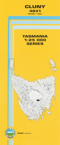 Cluny 1:25000 Topographic/Cadastral Map