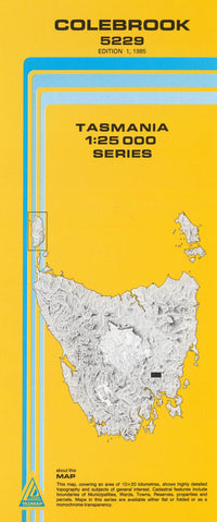 Colebrook 1:25000 Topographic/Cadastral Map