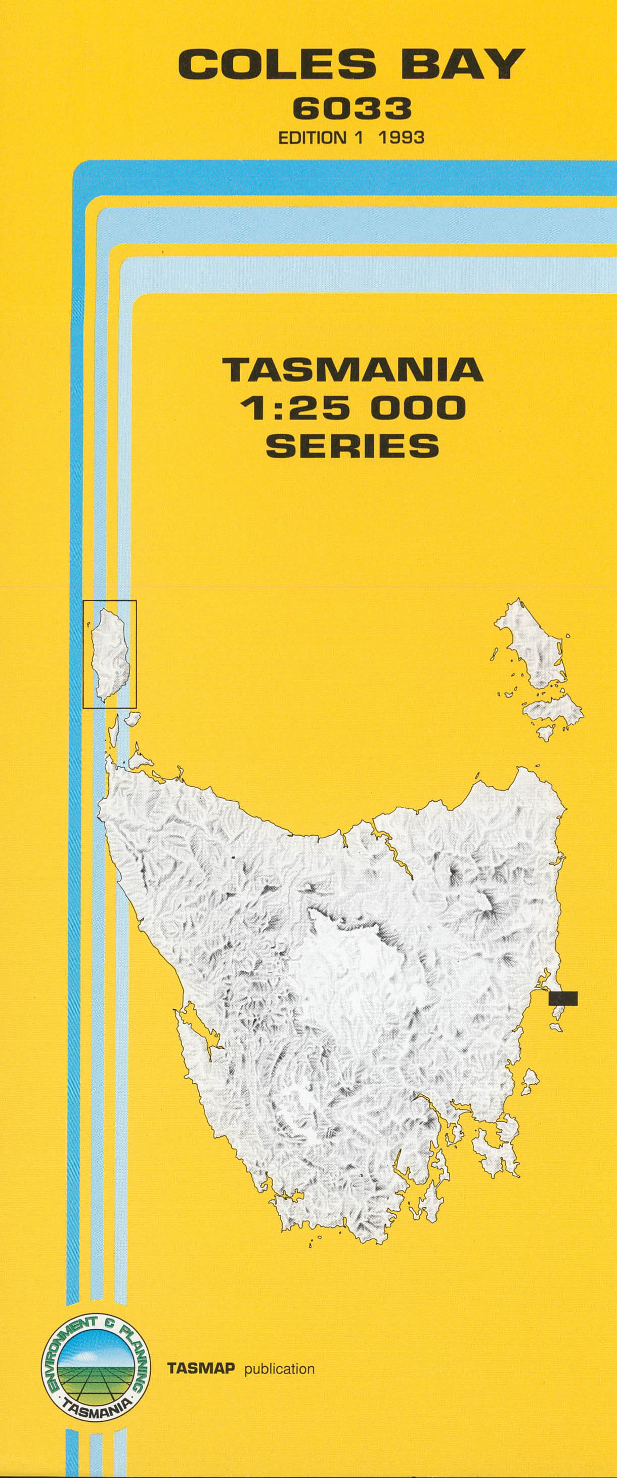 Coles Bay 1:25000 Topographic/Cadastral Map