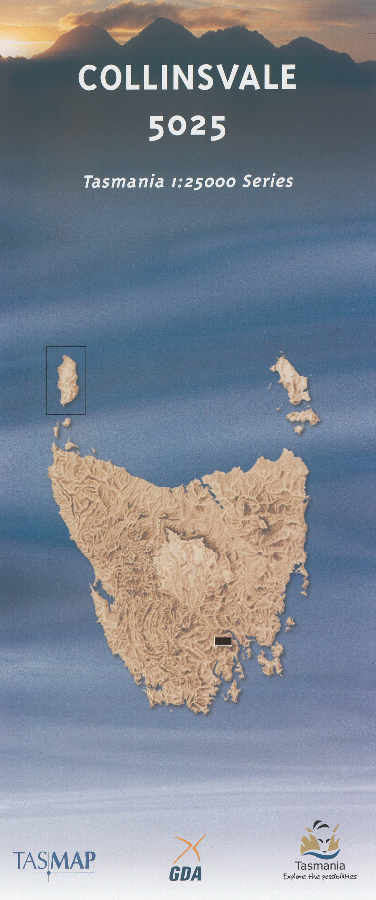 Collinsvale 1:25000 Topographic/Cadastral Map