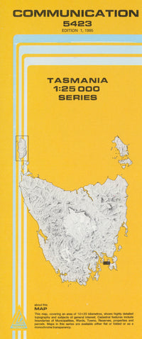 Communication 1:25000 Topographic/Cadastral Map