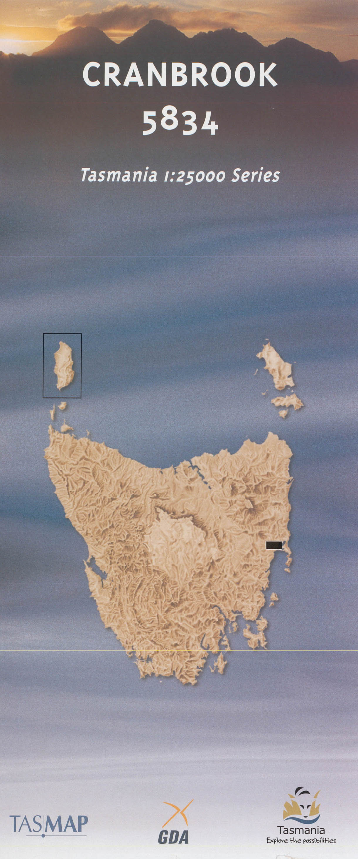 Cranbrook 1:25000 Topographic/Cadastral Map