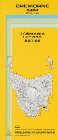 Cremorne 1:25000 Topographic/Cadastral Map
