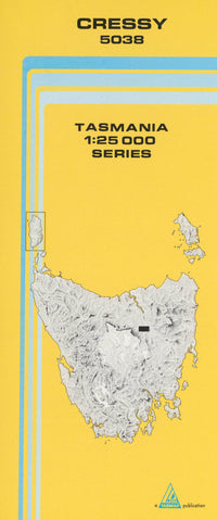 Cressy 1:25000 Topographic/Cadastral Map