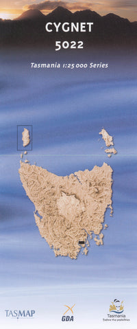 Cygnet 1:25000 Topographic/Cadastral Map