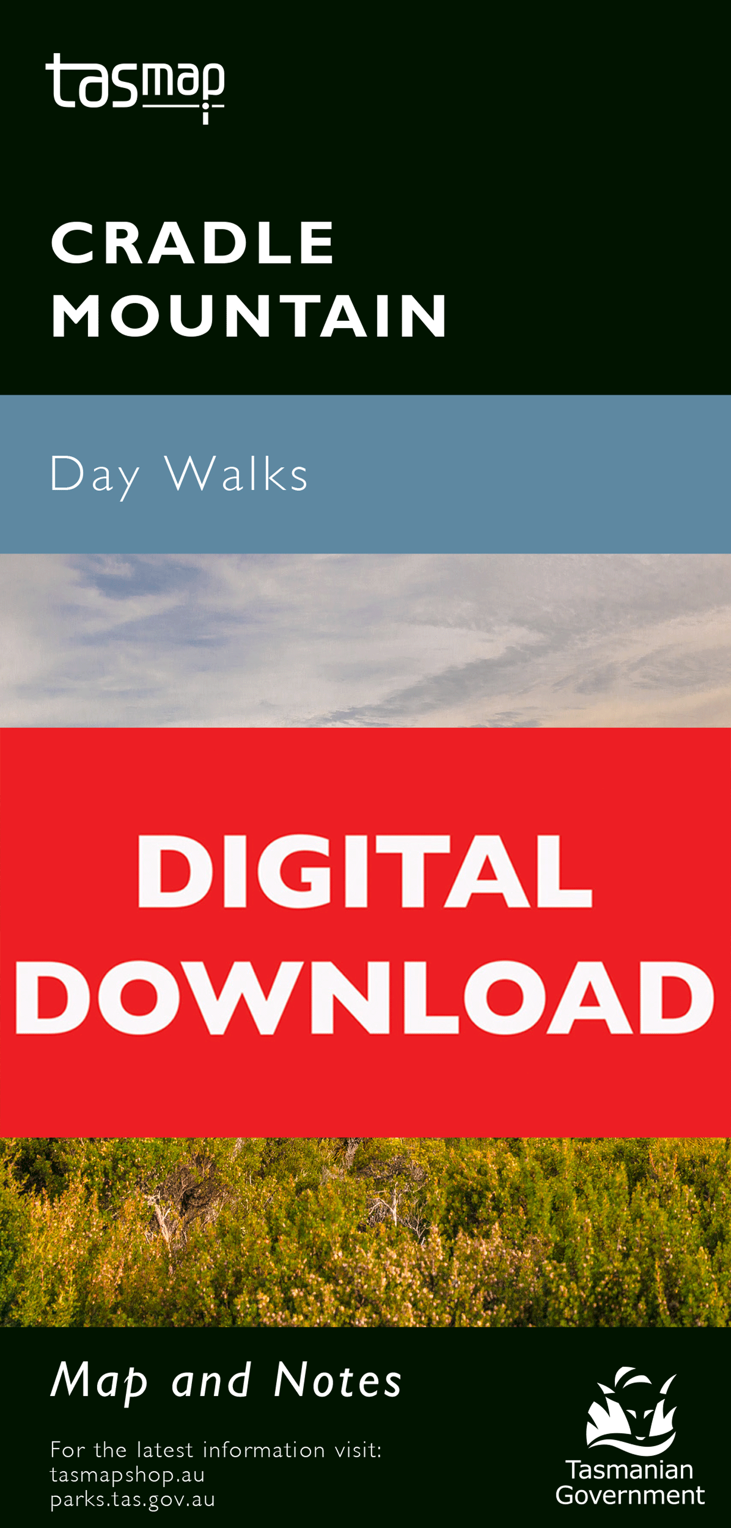 Cradle Mountain Day Walk Map