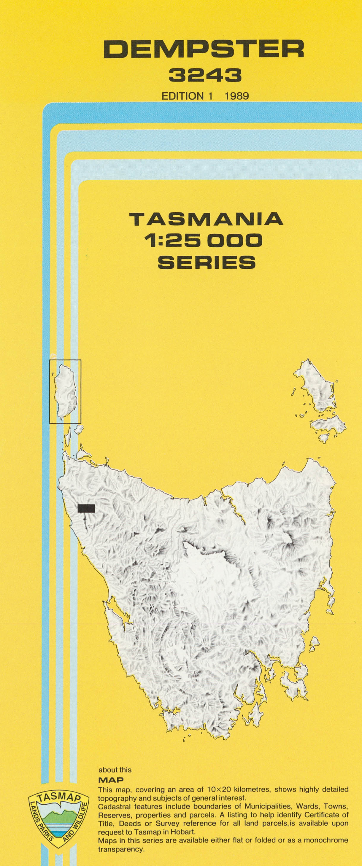 Dempster 1:25000 Topographic/Cadastral Map